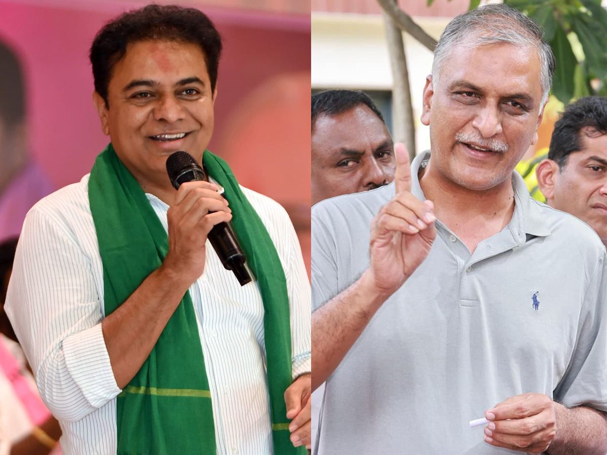 KTR Harish Rao