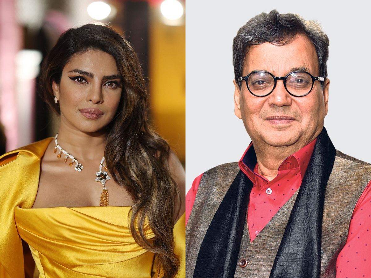 priyanka-chopra-and-subhash-ghai on Aitraaz 2