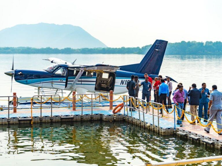 Chandrababu Naidu Sea Plane Vijayawada