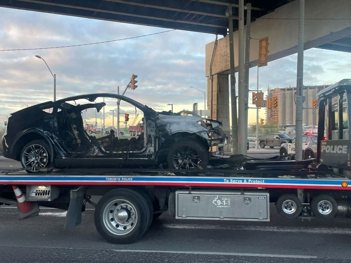 Tesla Fire 4 Indians Death