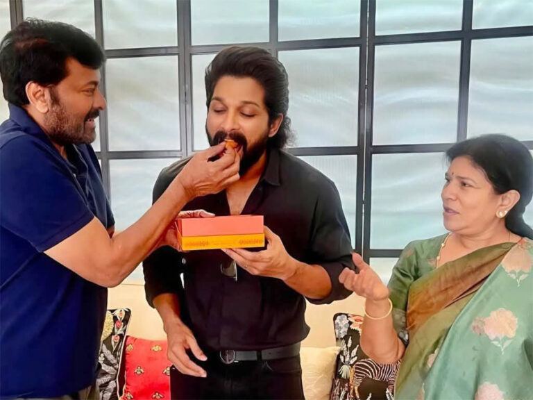 Allu Arjun Met Chiranjeevi