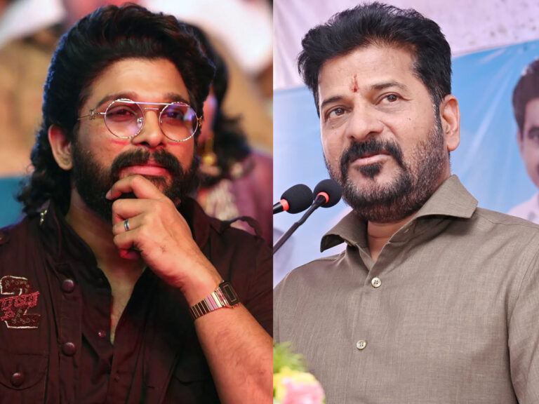 Allu Arjun Revanth Reddy