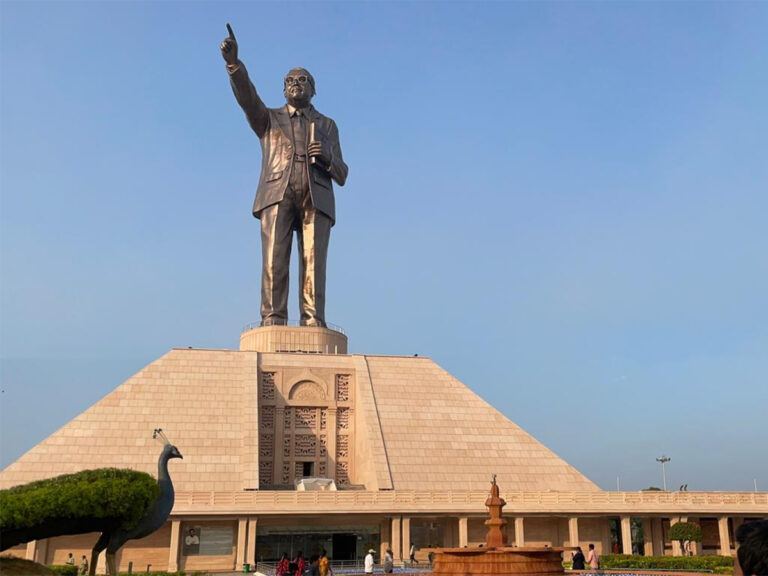 Insulting Ambedkar With Massive Statues!