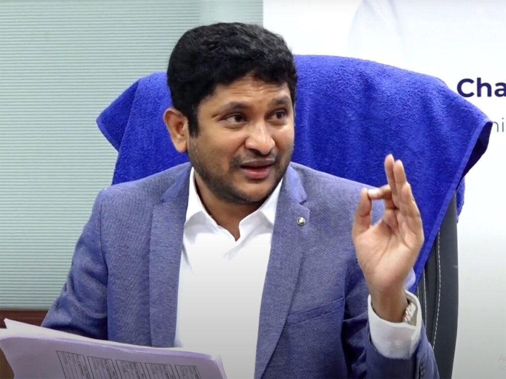 AP Fibernet chairman GV Reddy