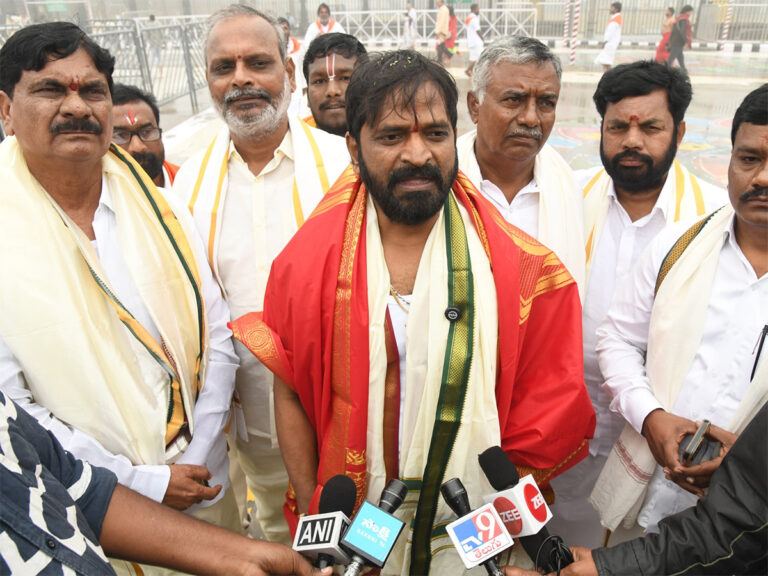 BRS Leader Srinivas Goud Political Comments AT Tirumala