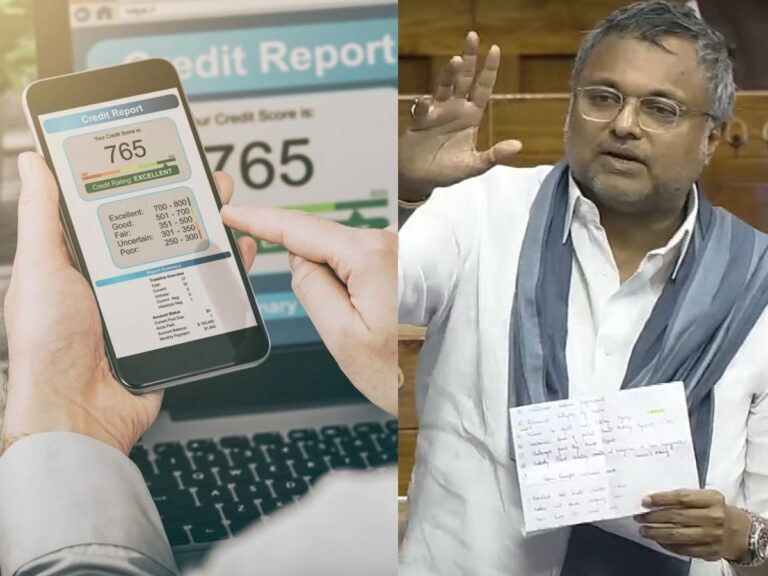 CIBIL Score Karthi P Chidambaram