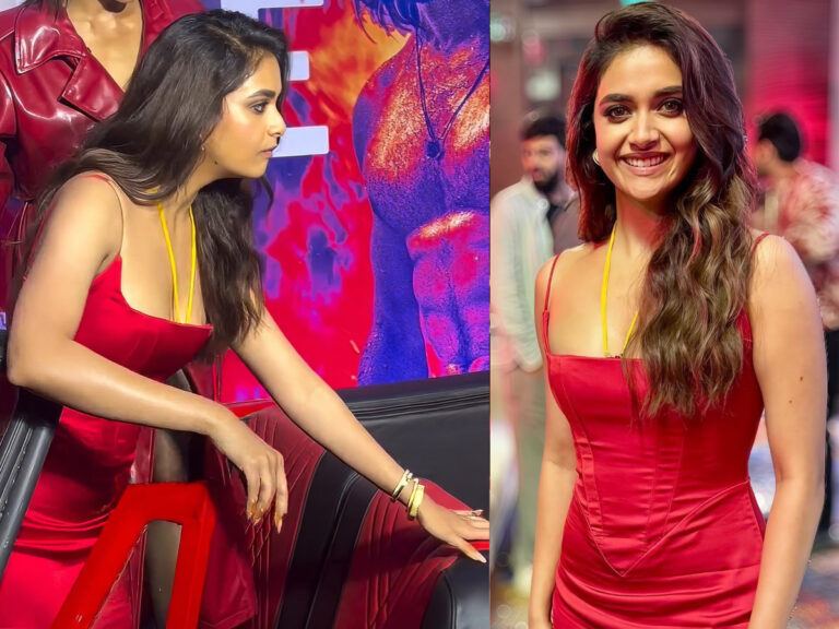 Keerthy Suresh's Red-Hot Look in Mangal Sutra