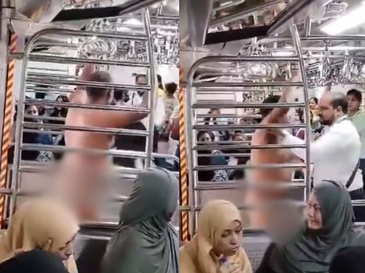 Naked Man Enters Train's Ladies Coach