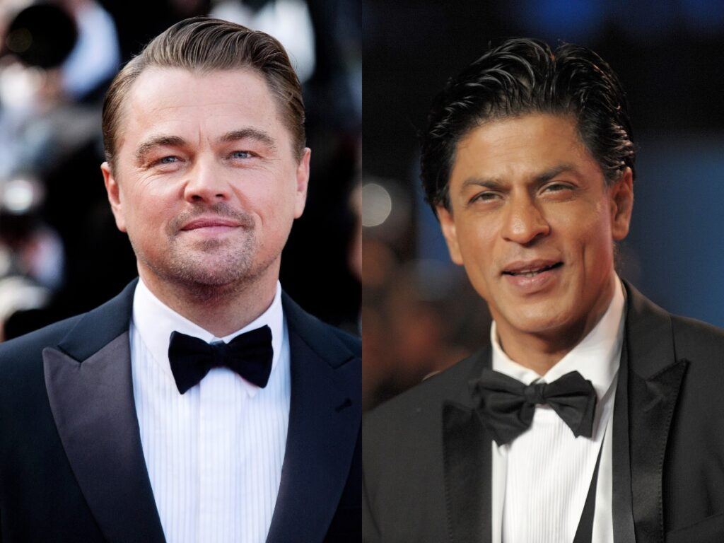 Shah Rukh Khan and Leonardo DiCaprio