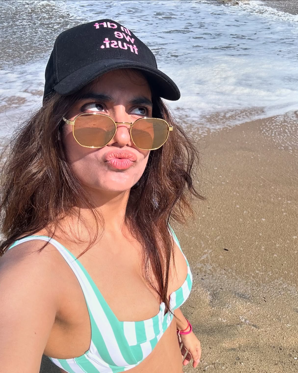 Shreya Dhanwanthary Rocks a Bikini at the Beach