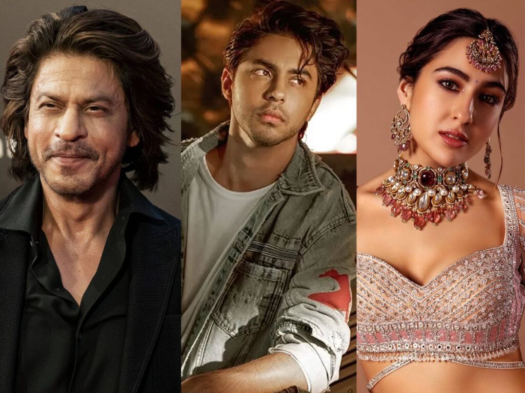 Shah Rukh Khan Aryan khan Sara Ali Khan