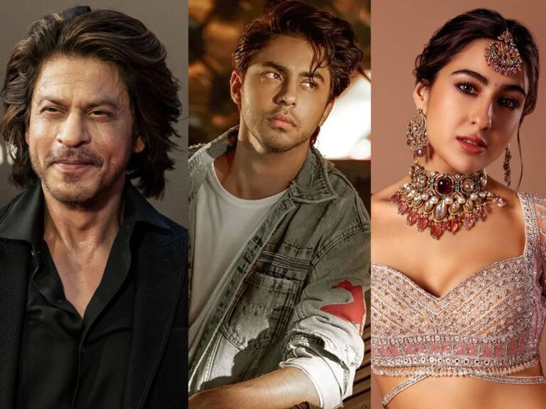 Shah Rukh Khan Aryan khan Sara Ali Khan