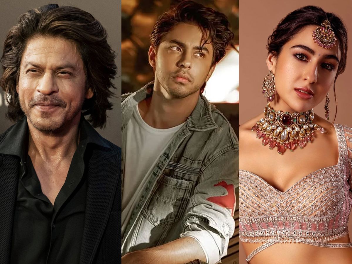 Shah Rukh Khan Aryan khan Sara Ali Khan