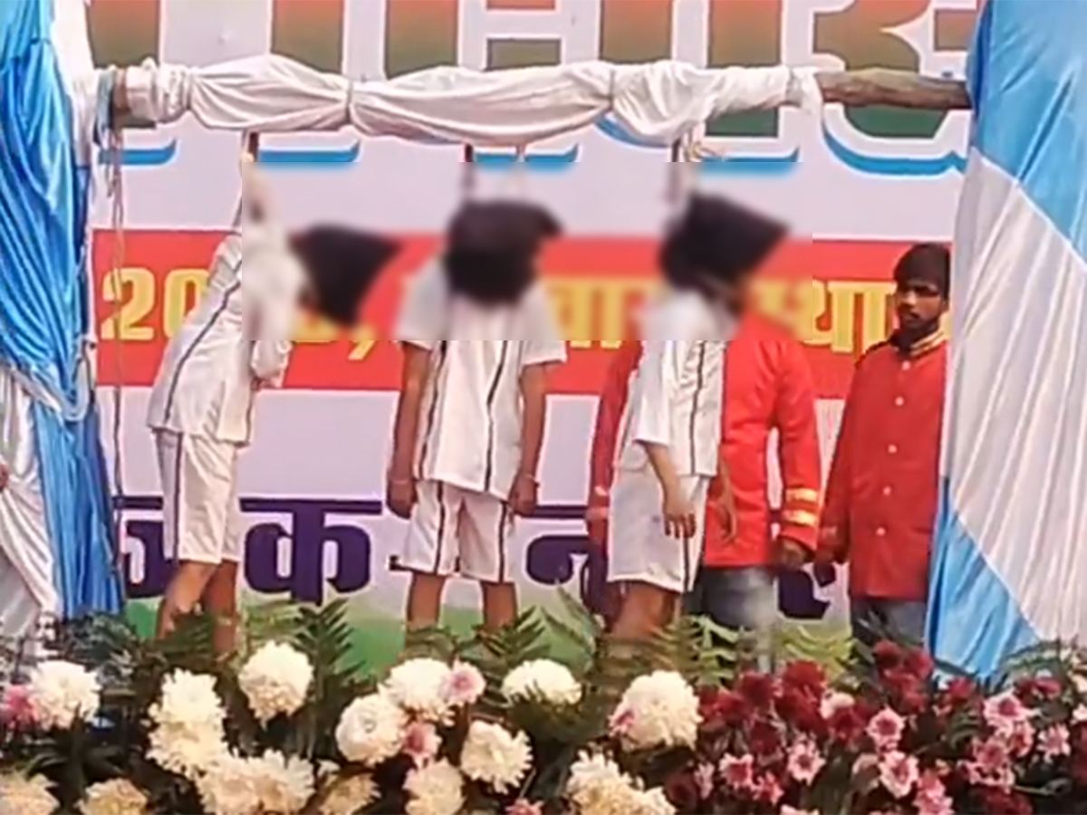 3 Kids Hanged For School Play