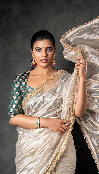 Aishwarya Rajessh Shines in a Saree
