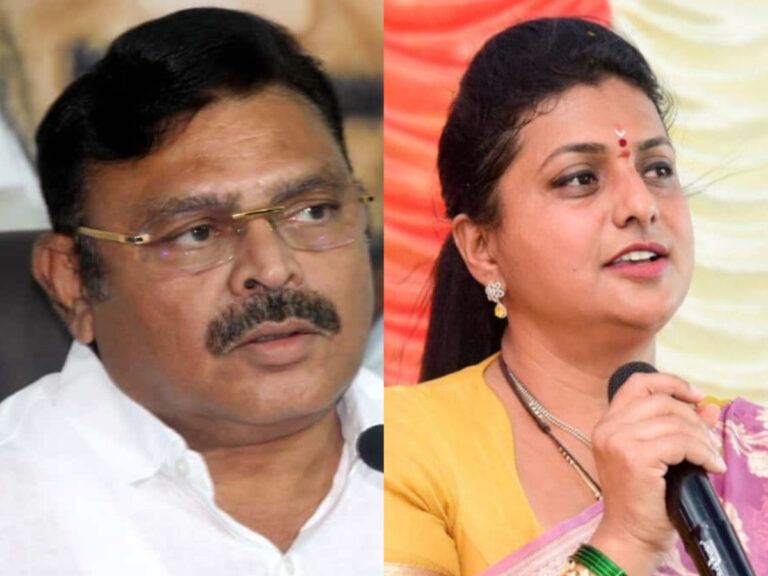ambati-rambabu-and-roja on Cinema Event Issues