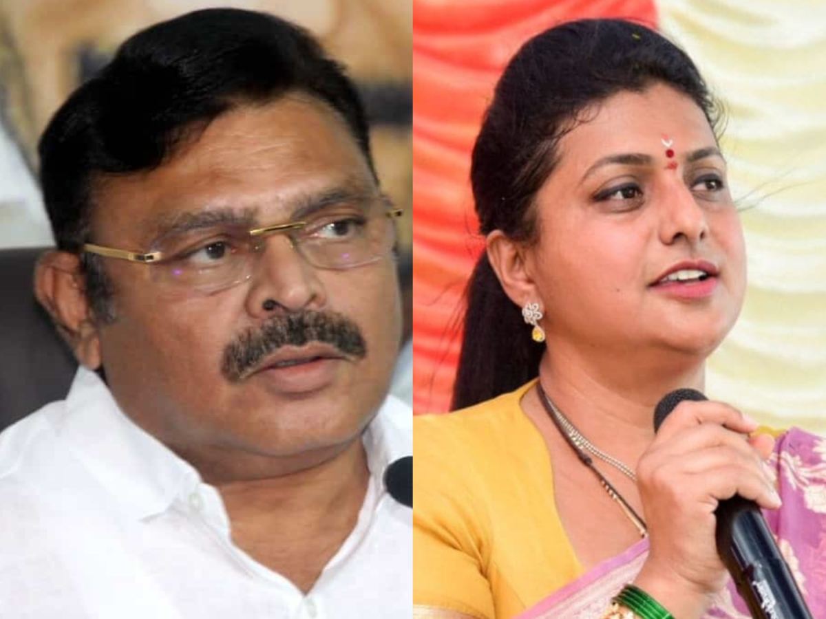 ambati-rambabu-and-roja on Cinema Event Issues
