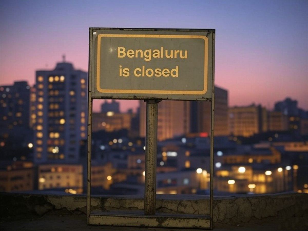 Bengaluru is closed for north India