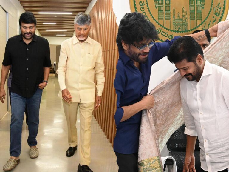 Chiranjeevi Chandrababu Naidu Revant Reddy Nagarjuna Akkineni