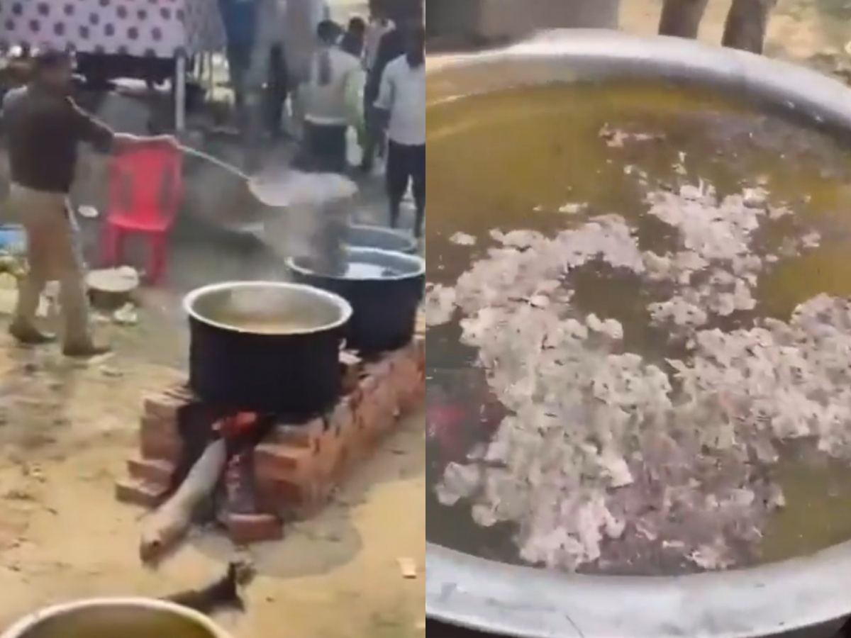 mixing ash into food meant for pilgrims