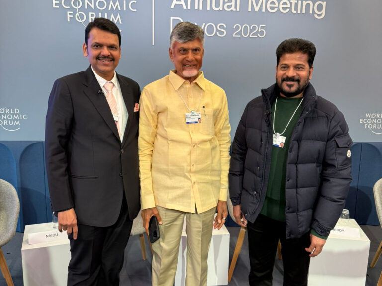 davos-revanth-reddy--chandrababu-naidu--devendra-fadanvis