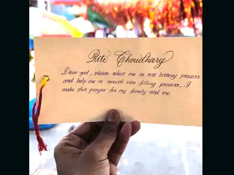 H1B Lottery Blessings at Hyderabad Chilukuri Balaji Temple