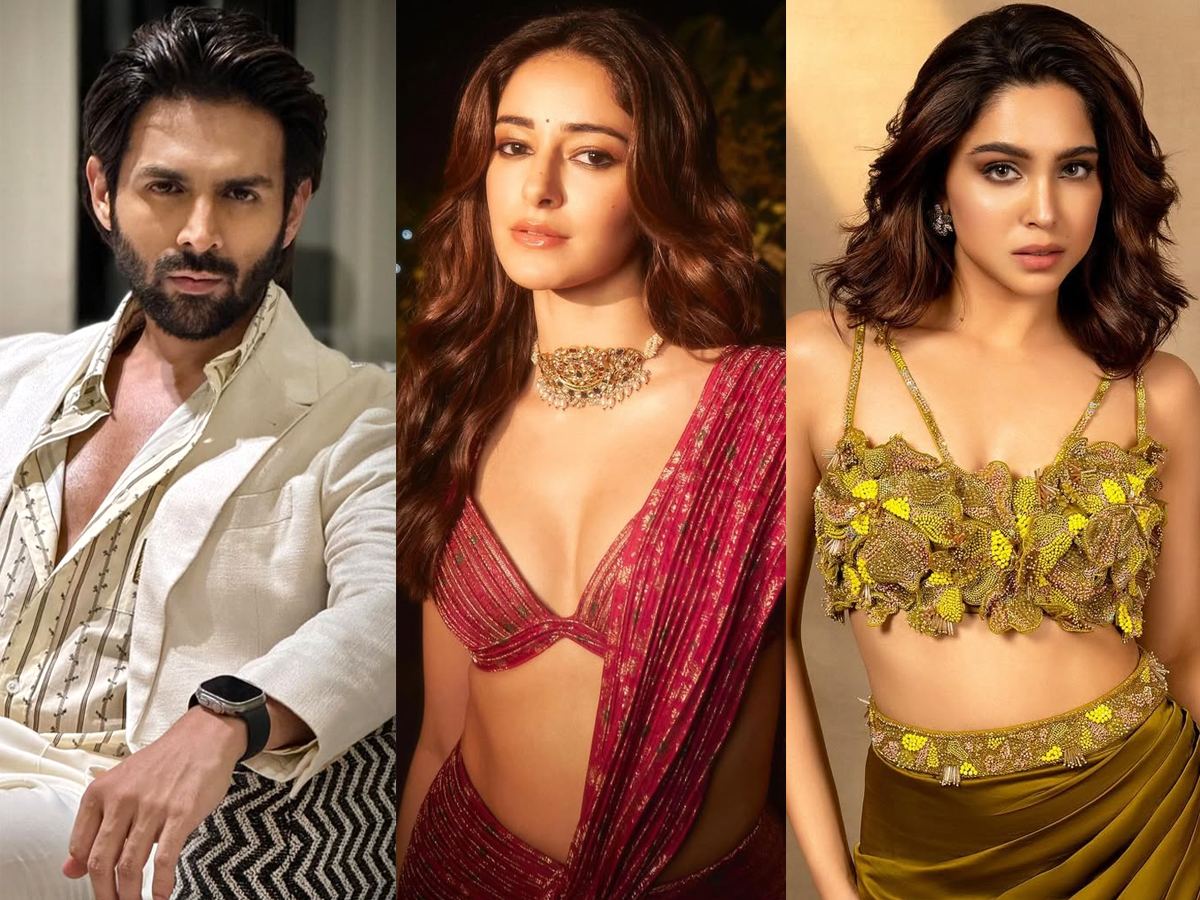 Kartik Aaryan Ananya Panday Sharvari Wagh