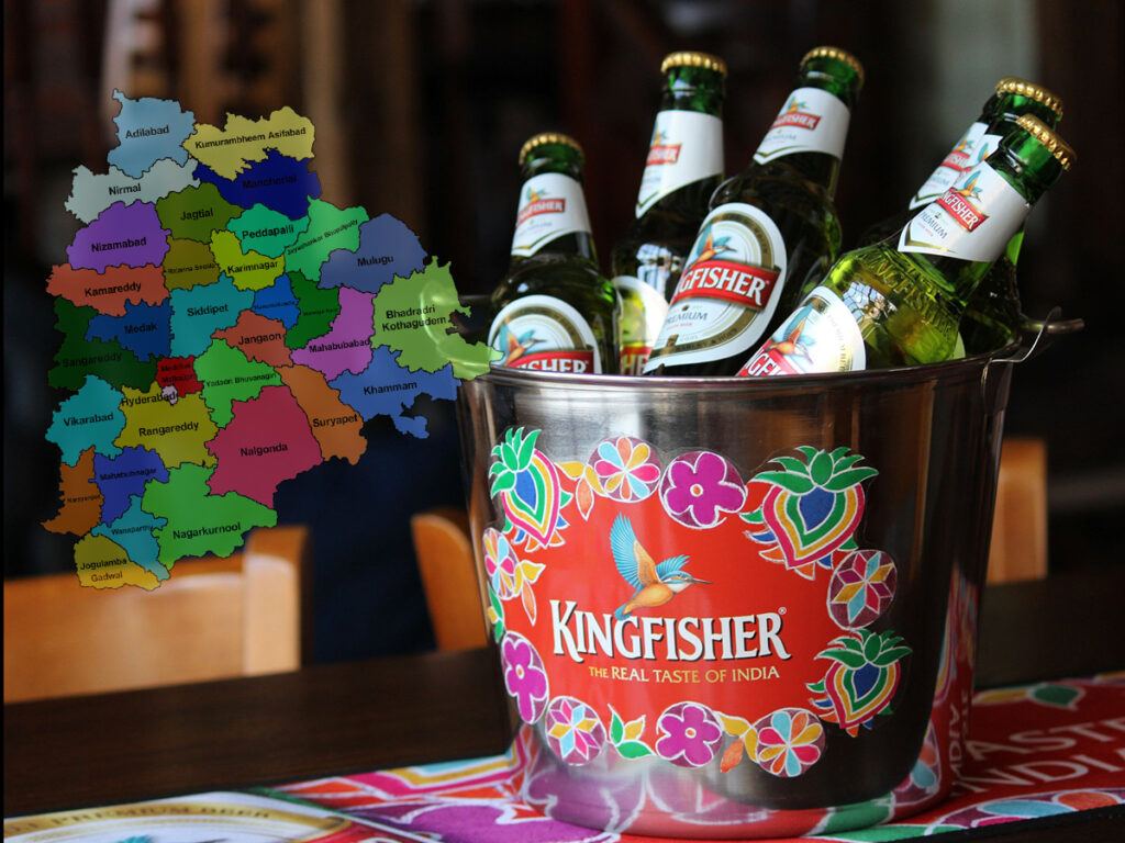 Kingfisher Beer Telangana
