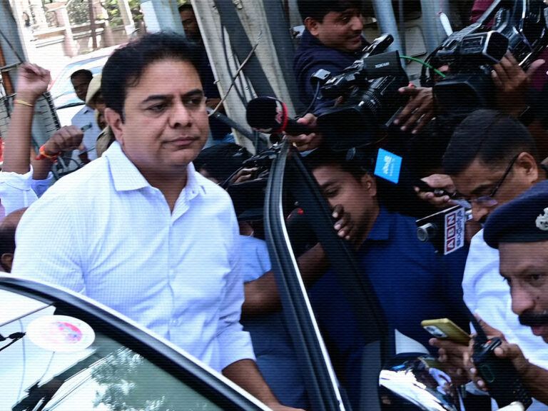 KTR avoiding ACB investigation | KTR skips ACB questioning | KTR evades court summons | KTR avoids court hearing | Telangana High Court ruling | Telangana High Court judgment | KTR's quash petition rejected | KTR's quash petition dismissed | No bail extension for KTR | No bail for KTR in Formula 1 case | KTR's possible arrest by ACB | KTR facing potential ACB arrest | KTR challenging High Court decision | KTR appealing High Court ruling | Supreme Court hearing KTR case | Supreme Court to review KTR case | KTR's bail plea in Supreme Court | KTR's petition for bail | ACB or ED likely to arrest KTR | ACB or ED may arrest KTR | KTR's arrest and BRS leadership | KTR's arrest affecting BRS leadership | KCR discussing BRS leadership | KCR discussing party leadership after KTR arrest | KTR's arrest impact on BRS party | BRS leadership after KTR's possible arrest | Harish Rao or Kavitha for BRS leadership | Harish Rao or Kavitha to lead BRS | KCR's role in BRS leadership transition | KCR's leadership decision after KTR arrest | BRS party leadership crisis | BRS leadership uncertainty after KTR arrest