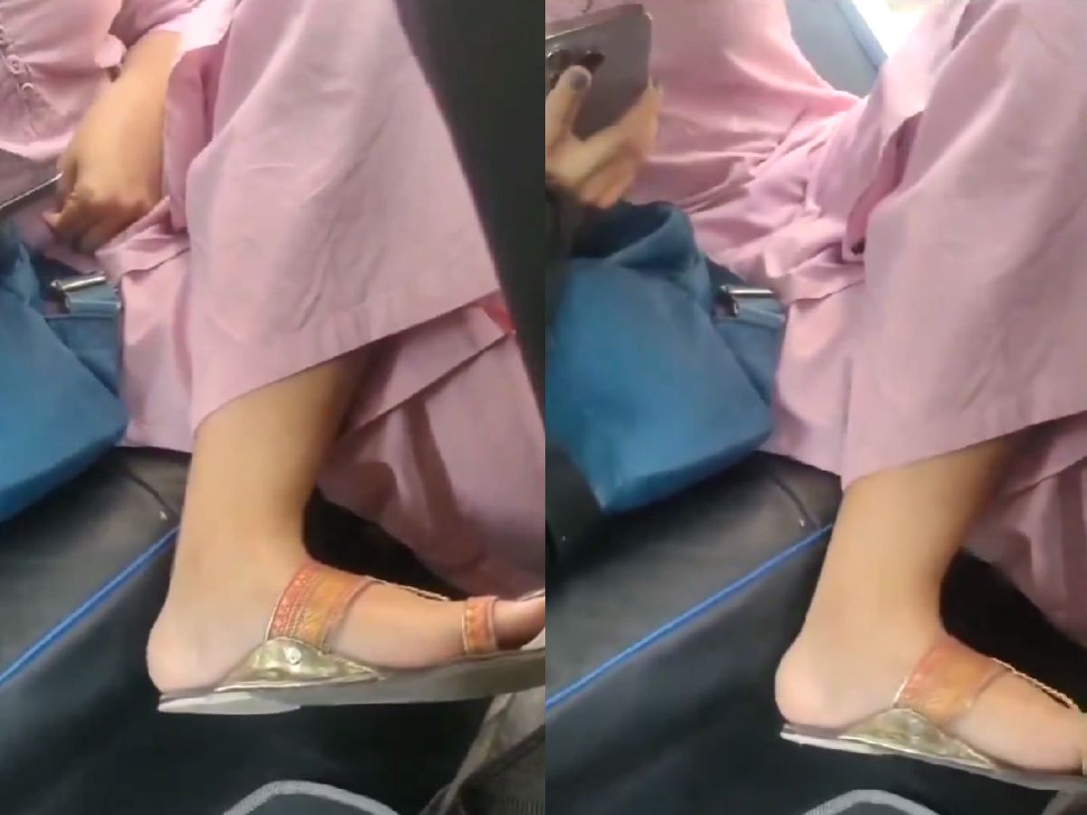 Lady Abuses Spits on Cab Driver