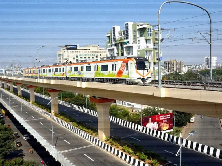 Metro Rail Double Decker FlyOver Vijayawada Vizag