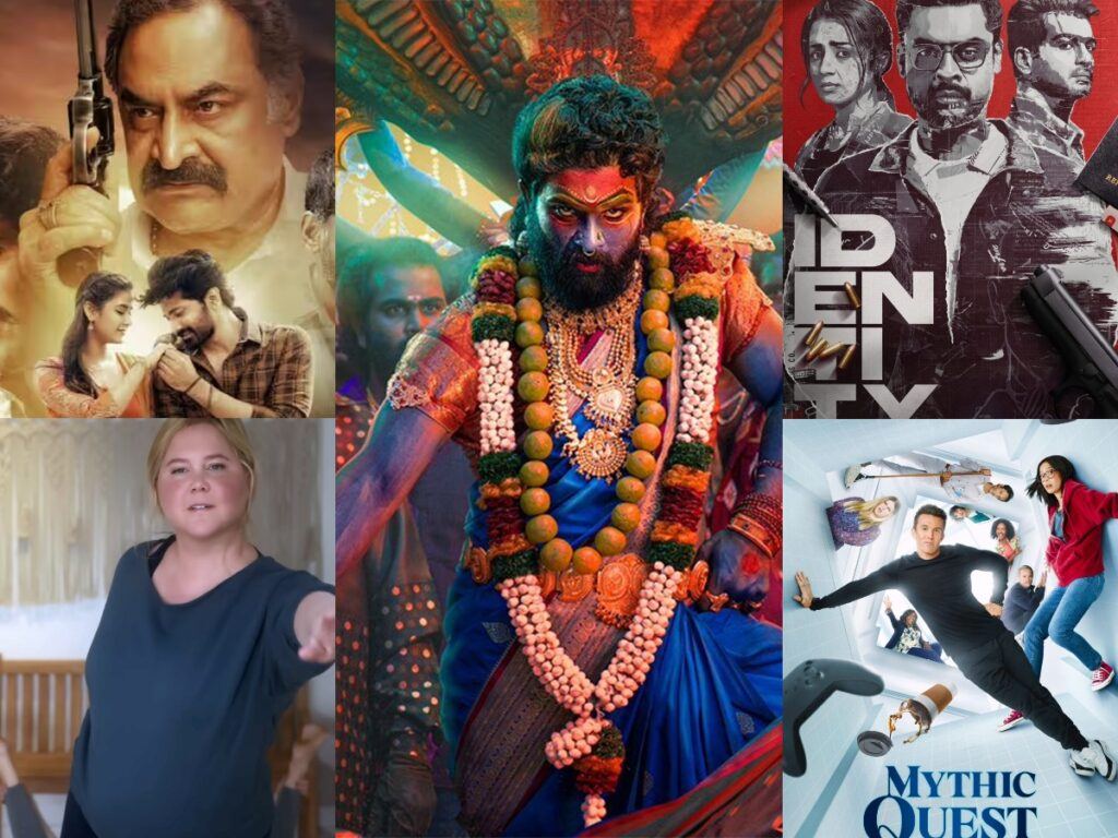 Mythic Quest, Identity, Pushpa2, Kinda Pregnant, Pothugadda, Titles Premiering On OTT Last Week of Jan 2025, Netflix, Apple TV, ETV Win, ZEE5, Pushpa 2 The Rule, Mythic Quest S4, Pothugadda, Kinda Pregnant, Identity, Pushpa 2 streaming date, Pushpa 2 OTT debut, Pushpa The Rule Netflix, new OTT releases, Indian OTT updates, Pushpa 2 Netflix January 30, Mythic Quest season 4 Apple TV, ETV Win Pothugadda, Malayalam movie Identity ZEE5, Kinda Pregnant Netflix, latest OTT lineup, Pushpa 2 online release, Allu Arjun Pushpa sequel.