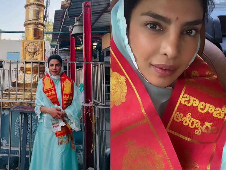 Priyanka Chopra at Chilkur Balaji Temple