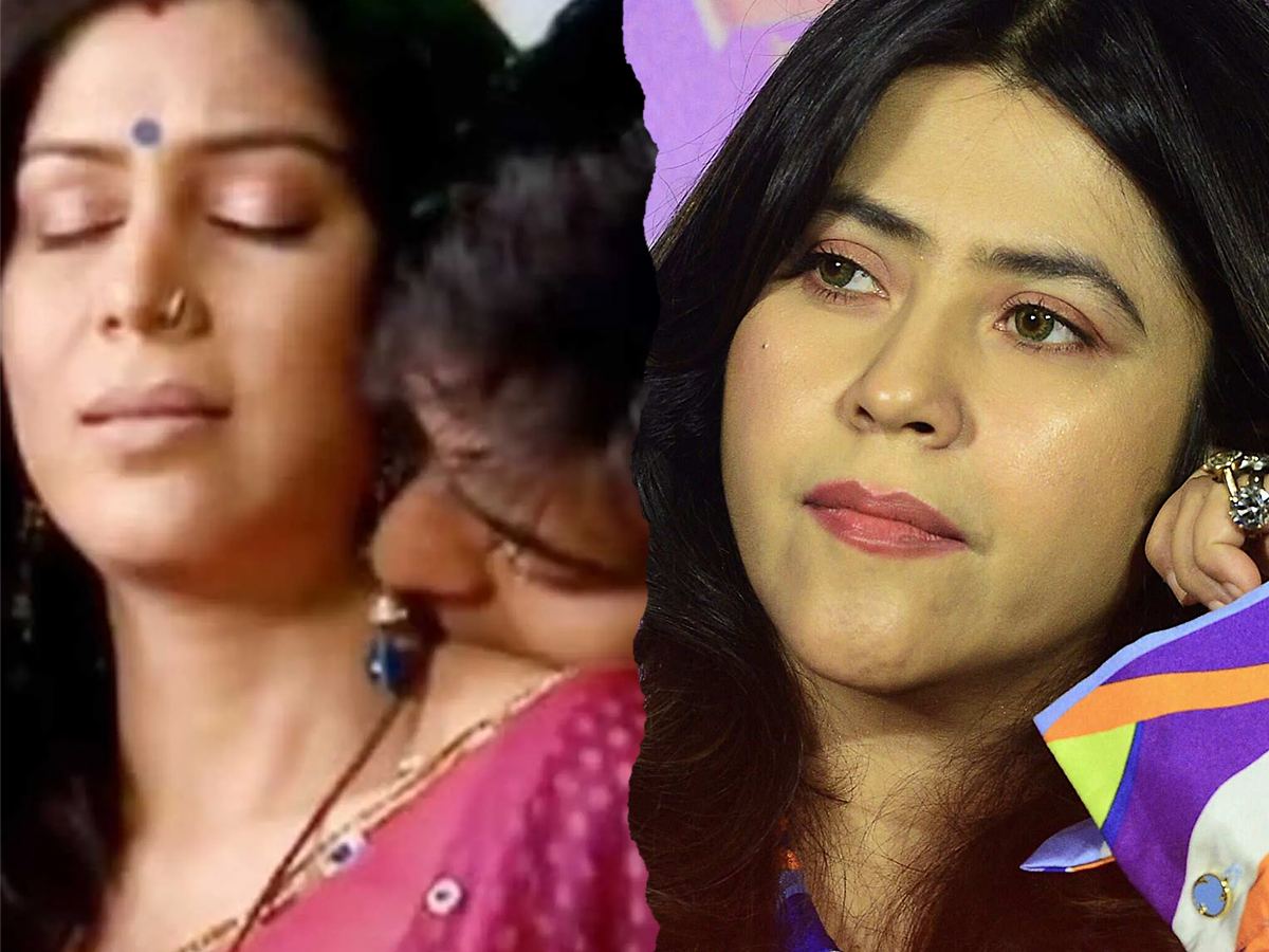 Ram Kapoor kissing scene, Sakshi Tanwar kiss, Bade Achhe Lagte Hain controversy, TV kiss controversy, Ekta Kapoor unprofessional actors