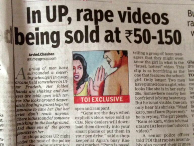 Rape Videos Sold for Rs 50-100 in India