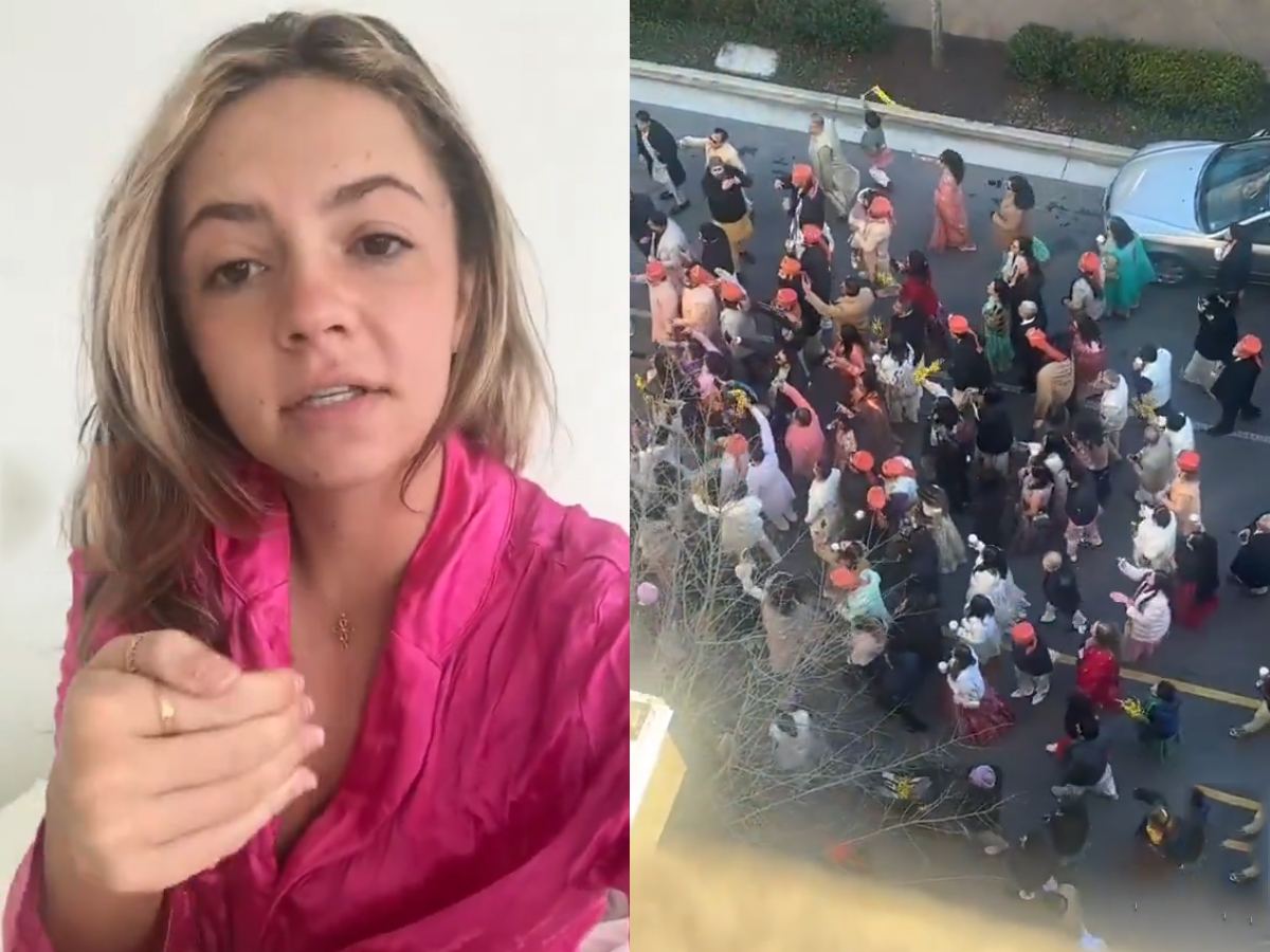 US Influencer Racist Rant Noisy Indian Wedding