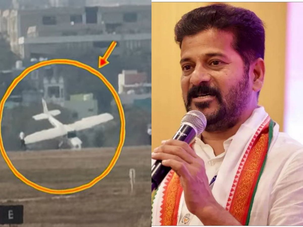 Aircraft Slips Just Before T'gana CM Revanth Reddy's Flight to Delhi