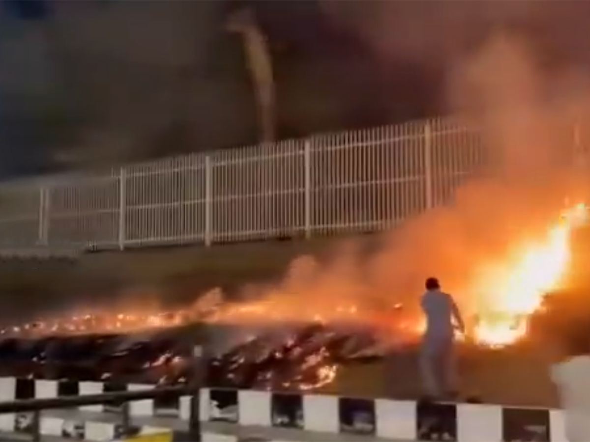 Fire Accident Near Jagan House
