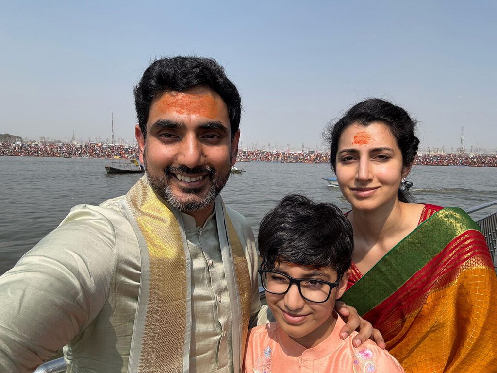 Nara Lokesh Family Mahakumbh