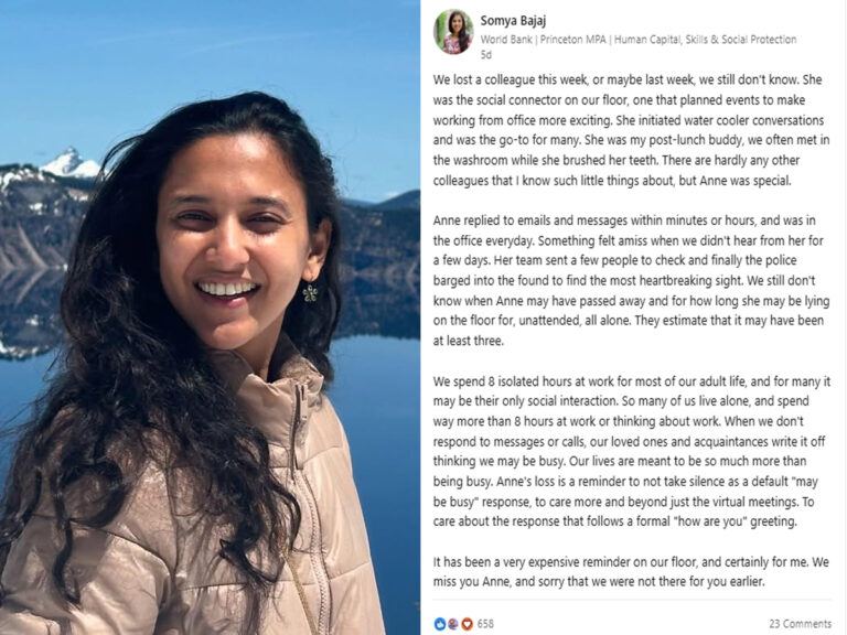US Office Death NRI Woman’s Tragic Story