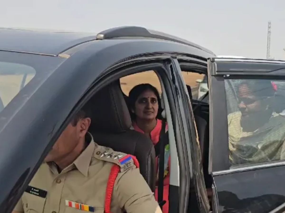 Vallabhaneni Vamsi Wife Pankajasri Detained