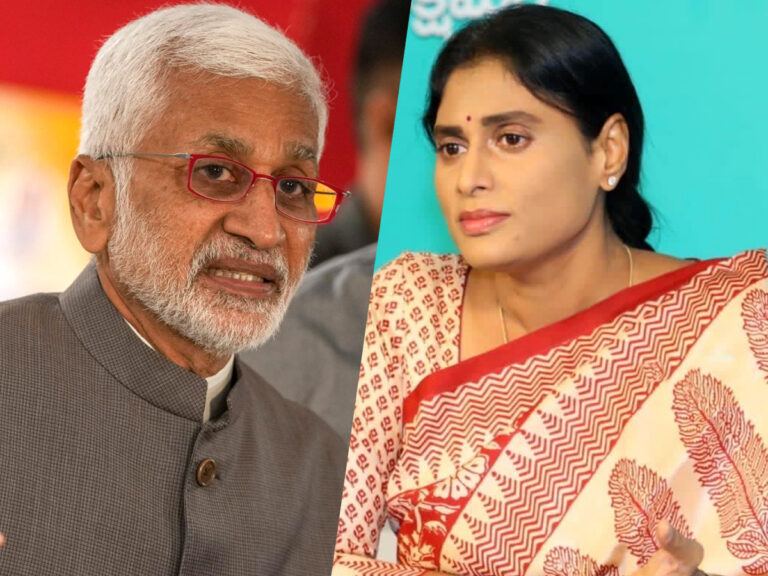 Vijayasai Reddy Crucial Information Sharmila