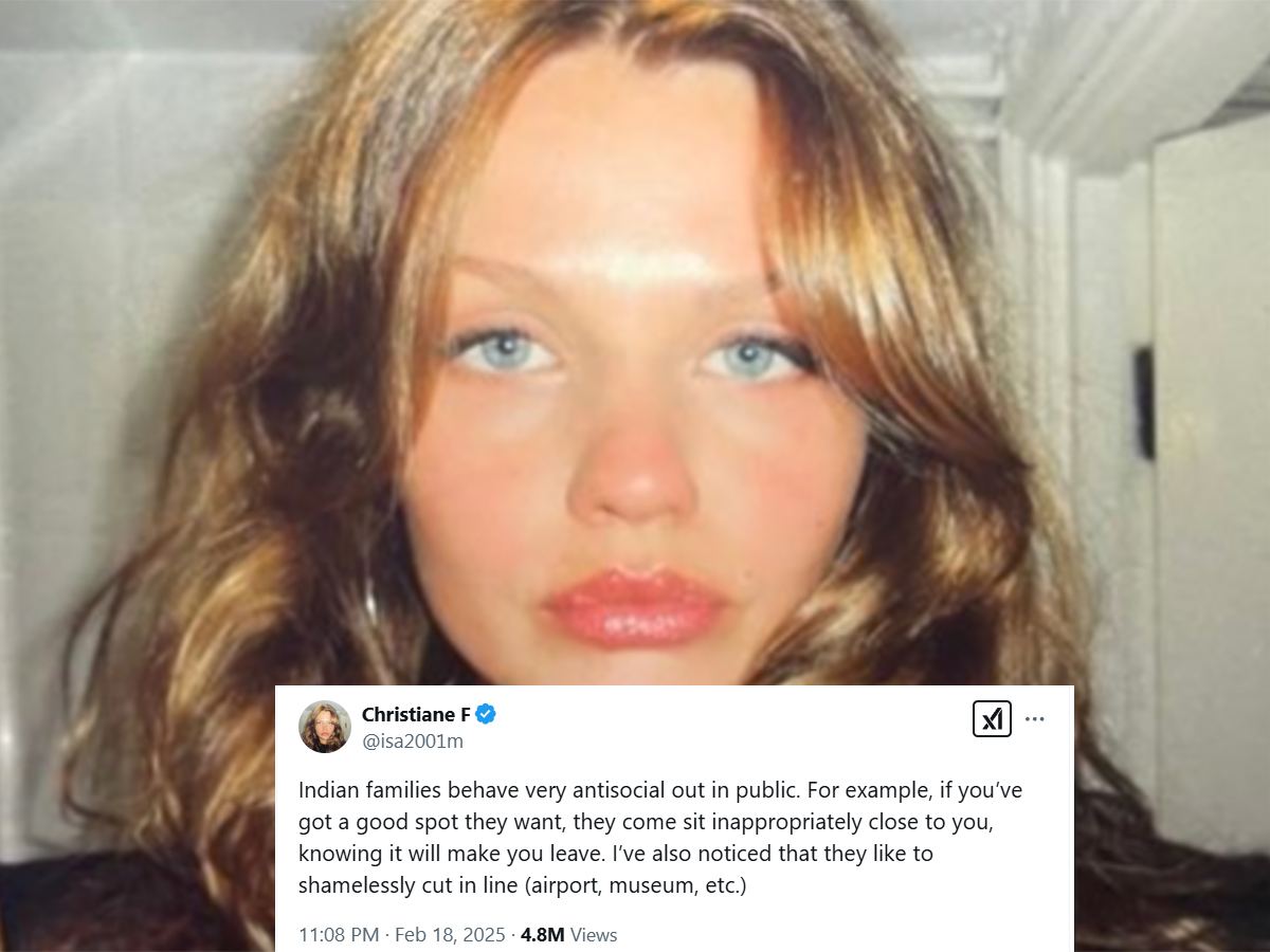 Woman Racist Rant on Indians