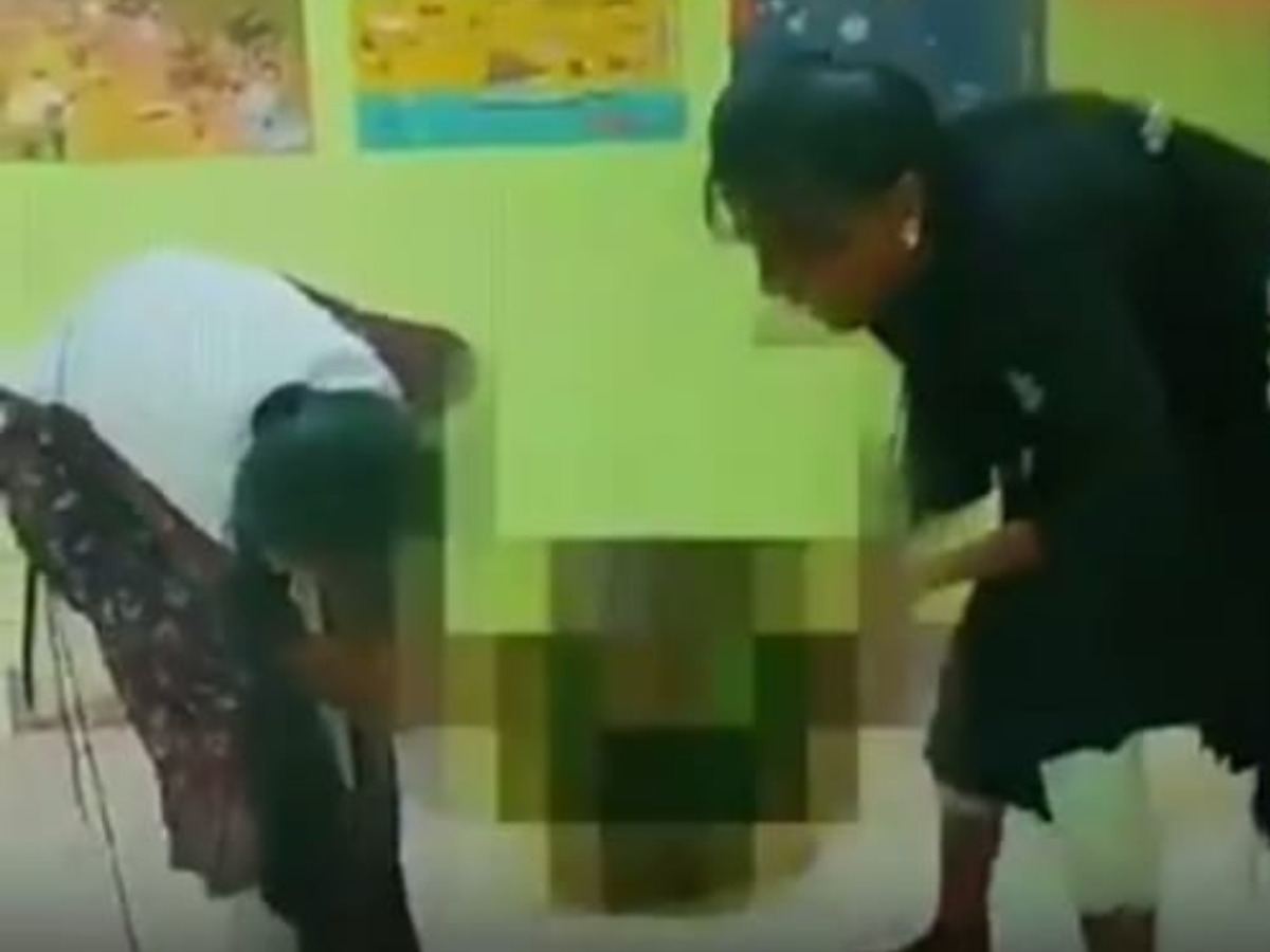 Baby Thrown in Bin, Women Laugh