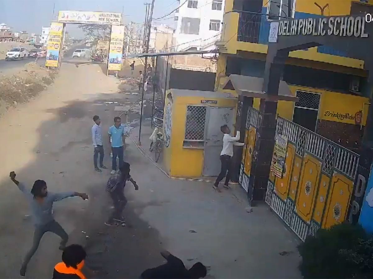 Bomb Attack in School Caught on CCTV
