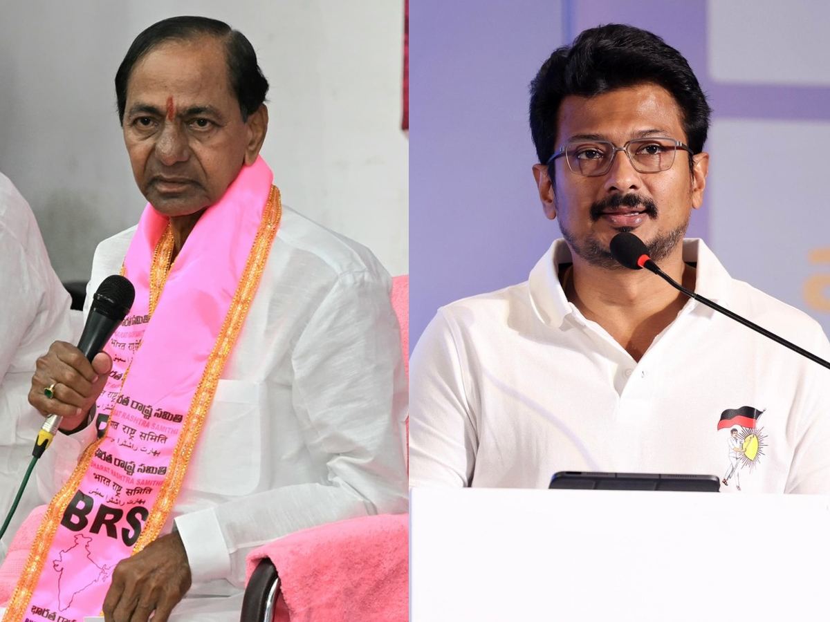 KCR Udhayanidhi Stalin