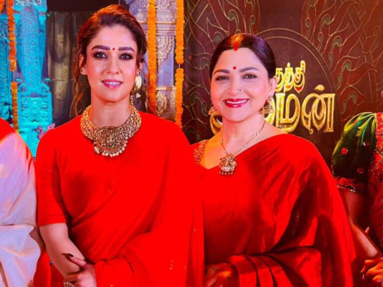 Khushbu Shuts Down Rumours Nayanthara's Mookuthi Amman 2