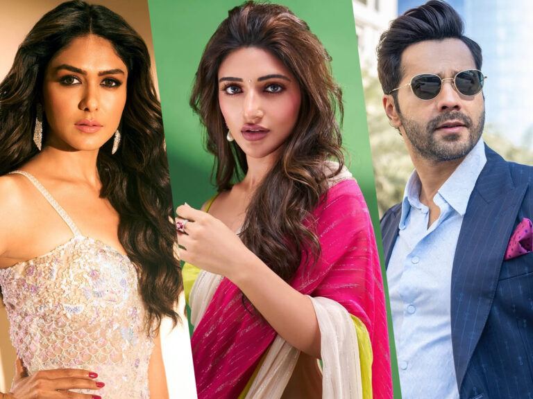 Mrunal Thakur Sreeleela Varun Dhawan