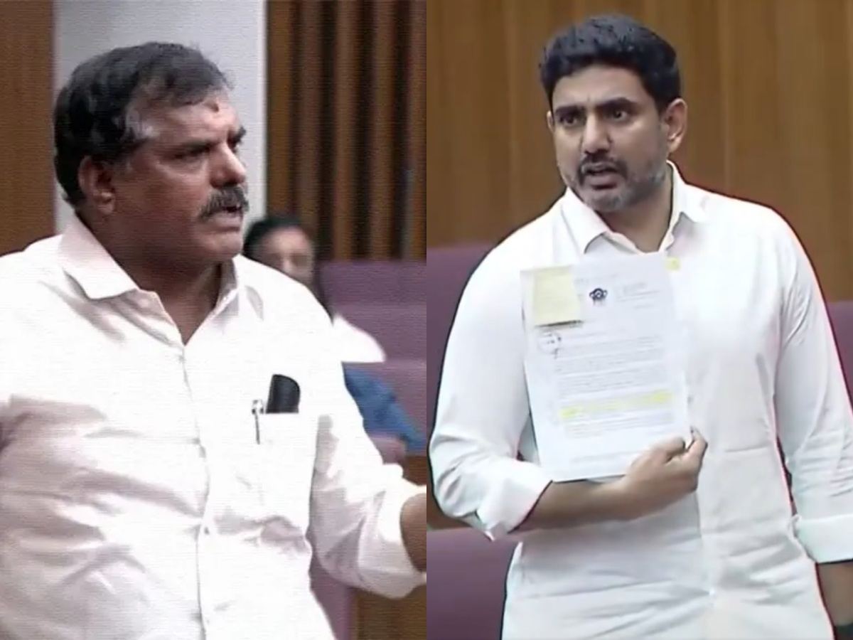 Fierce Face-off Between Nara Lokesh, Botsa Satyanarayana