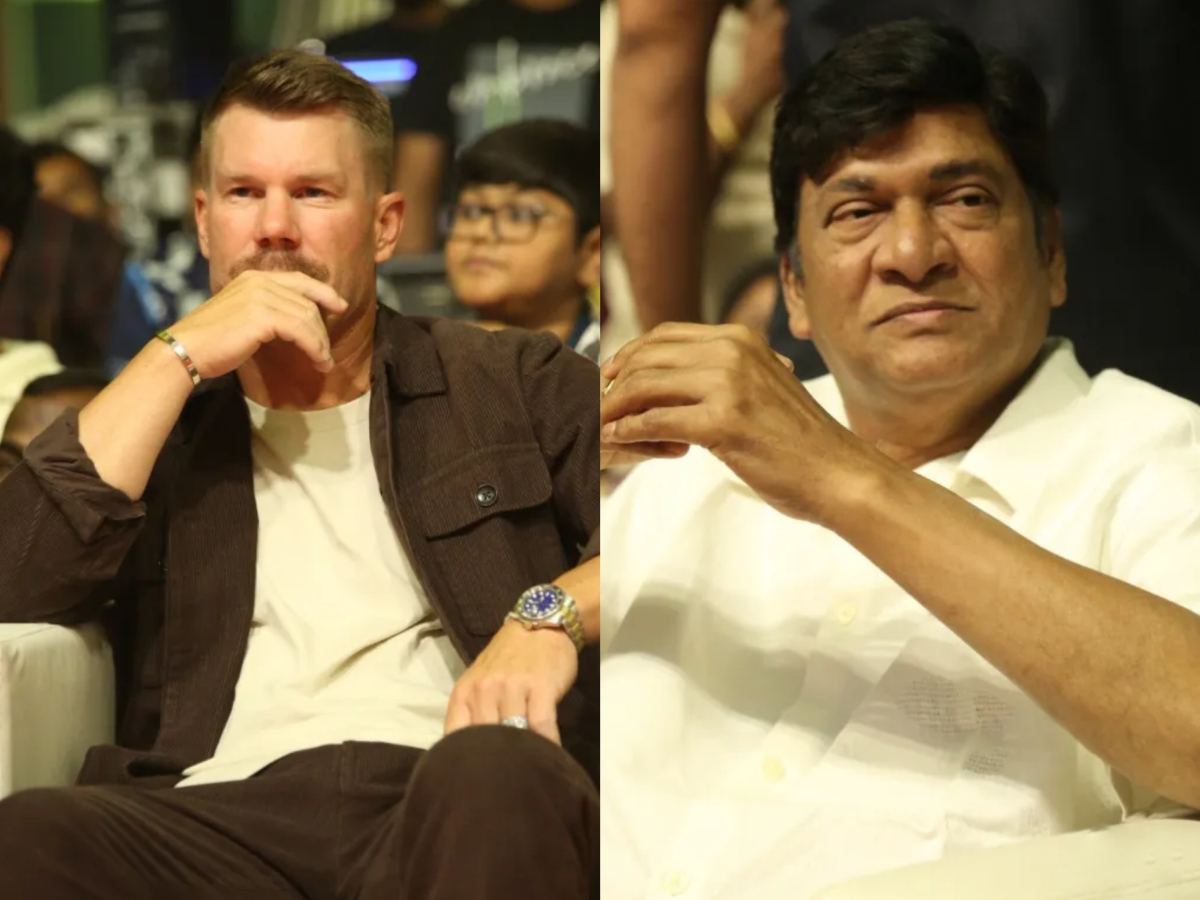 Rajendra Prasad loose talk about David Warner in Robinhood Pre-Release Event